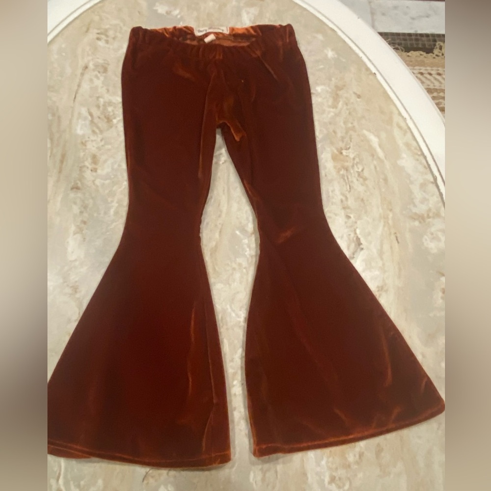 Velour bell bottoms